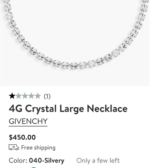 Givenchy 4G crystal large necklace - Picture 2 of 13